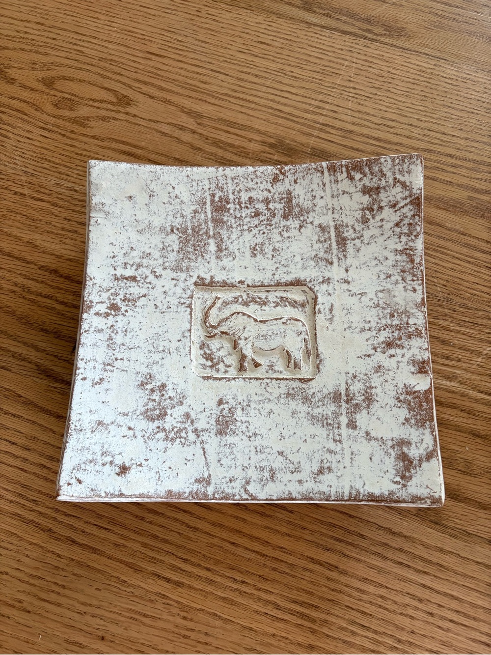 Elephant Decorative Ceramic Plate